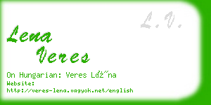 lena veres business card